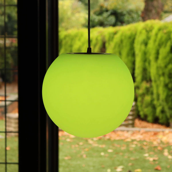 Lampe Suspension LED avec Télécommande, Luminaire Boule Moderne 25cm – PK  Green France