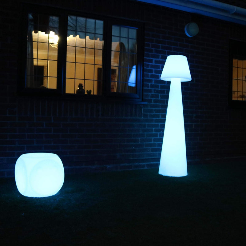 Lampe Sol Design Extérieur Jardin, Lampadaire LED Multicolore sans Fil – PK  Green France