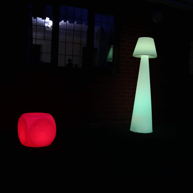 LED Lampadaire Exterieur Sur Pied RGB Terrasse, Lampe De Sol